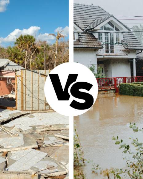 Hurricane Damage vs. Flood Damage:
